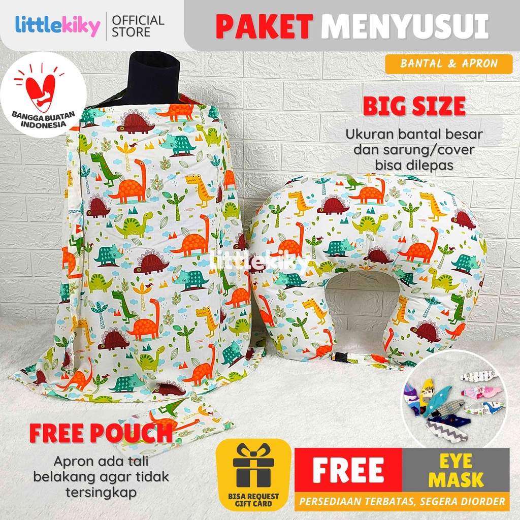 MOTIF NO 25 sd 40 BANTAL MENYUSUI / Nursing Pillow FREE APRON MENYUSUI / KADO BAYI