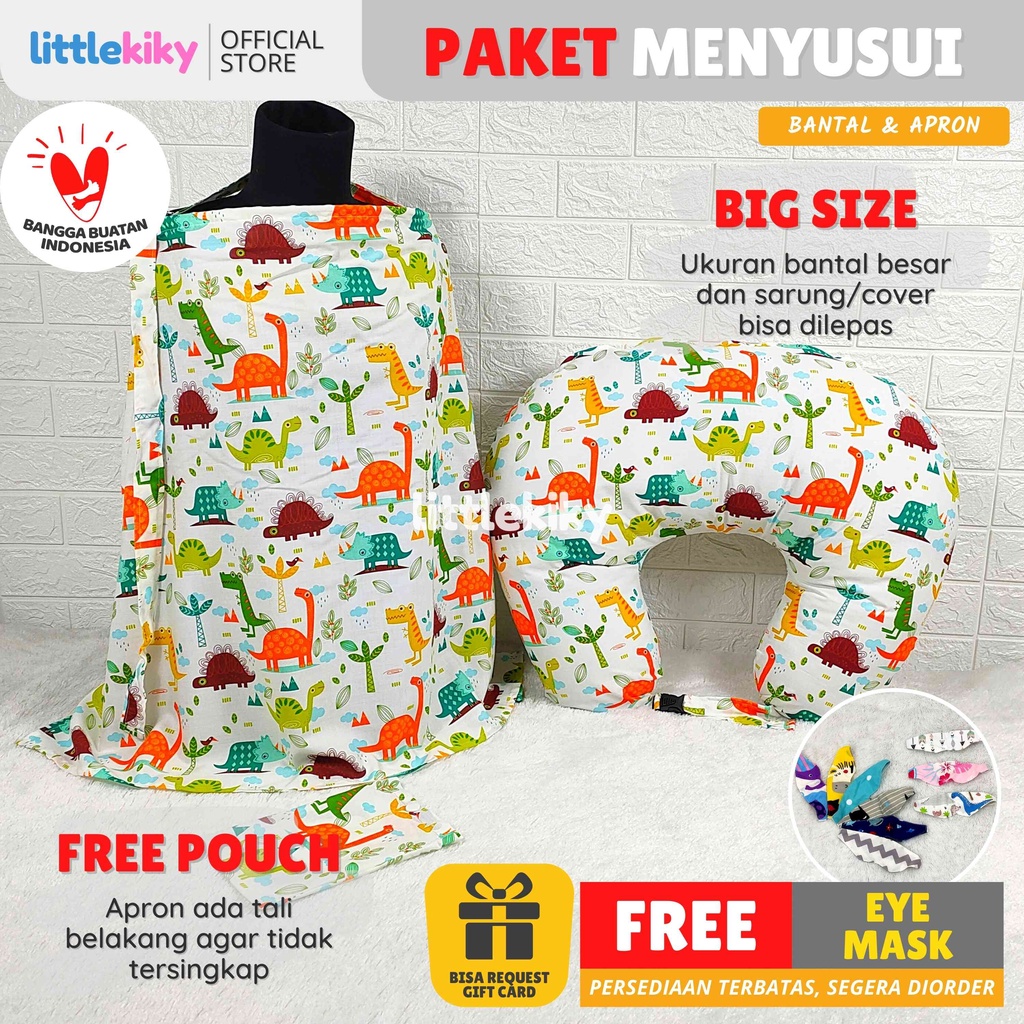 MOTIF NO 25 sd 40 BANTAL MENYUSUI / Nursing Pillow FREE APRON MENYUSUI / KADO BAYI