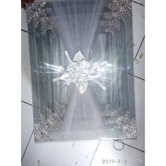 

Box/kotak hantaran seserahan Silver