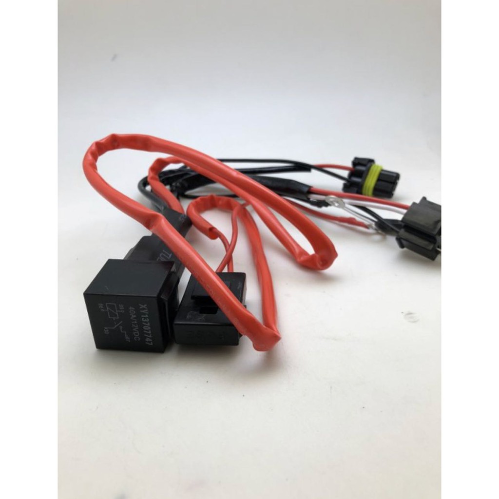 ORIGINAL KABEL RELAY BILED DAN RELAY HID MOTOR | KABEL SET HID MOTOR H4 KABEL MERAH | KABEL HID H4 H6 GARANSI 1 TAHUN