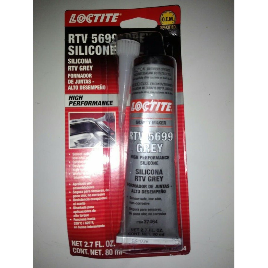 LOCTITE 5699 RTV Silicone Grey High Temp 80ml Loctite 5699 80 ml