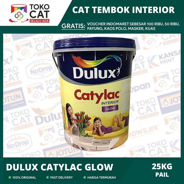 DULUX CATYLAC INTERIOR WARNA 1501 PUTIH 25KG