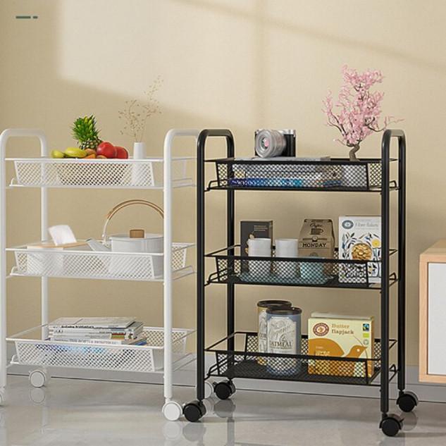 rak dorong susun 3 roda bahan besi