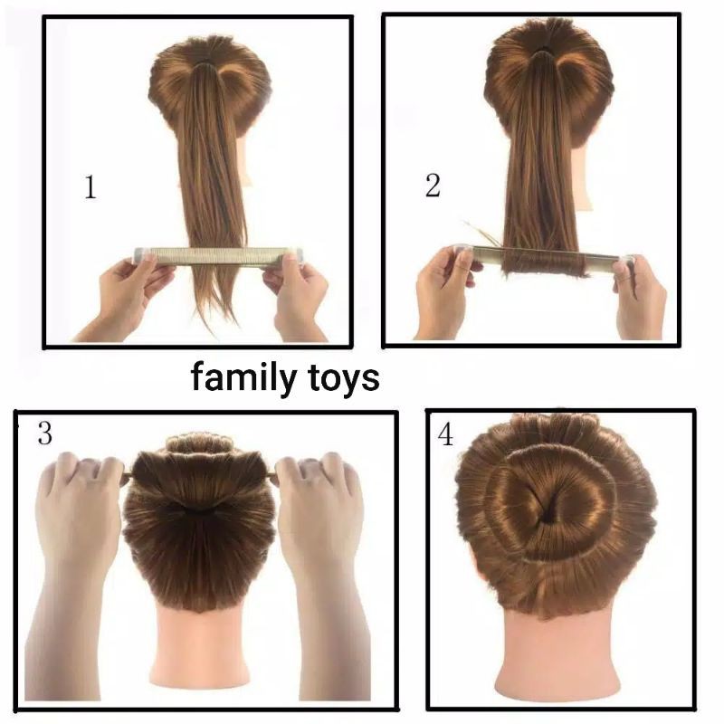 family games Magic Hair bun maker donut sanggul donat cepol hairdini