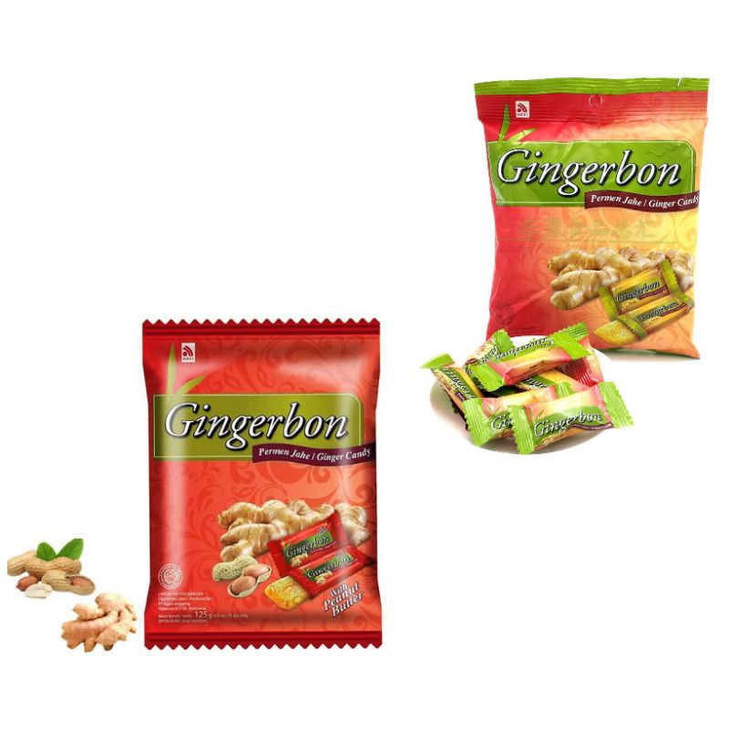 Jual Gingerbon Permen Jahe Ginger Candy 125 Gr Shopee Indonesia 8322