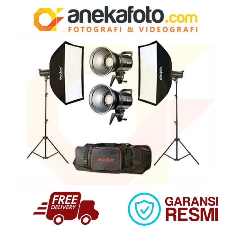 Godox Paket SL-60W Studio Lighting + Softbox 60x90