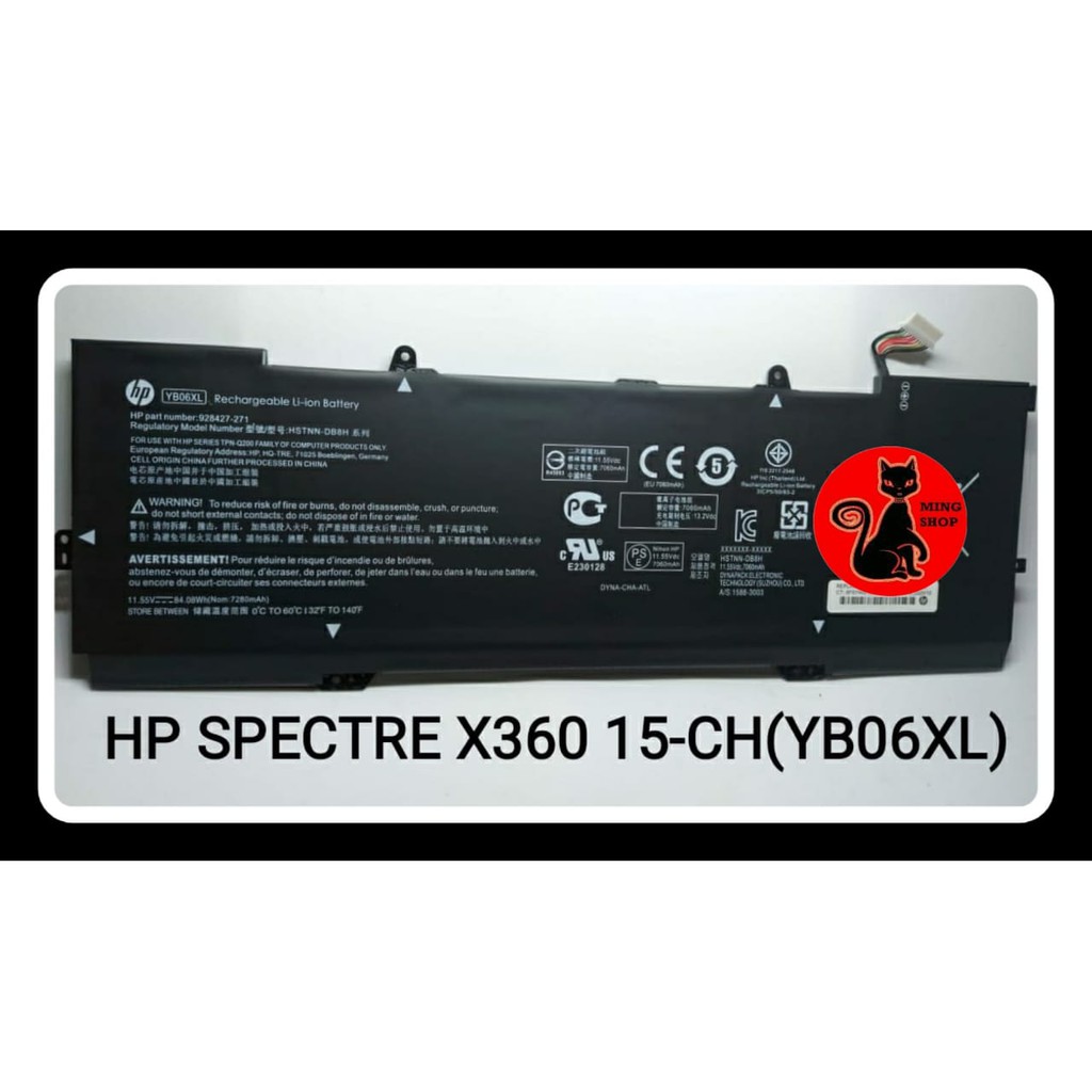 BATERY HP Spectre X360 15-CH (YB06XL) ORR