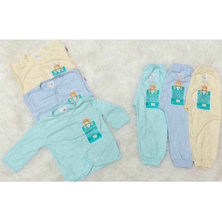 libby setelan baju panjang size L polos warna/baju tidur libby