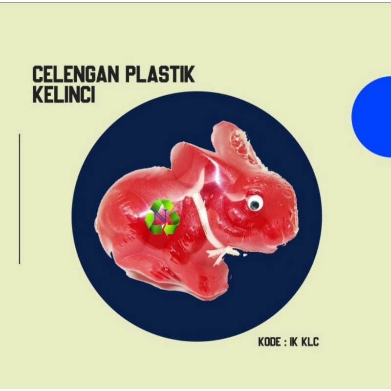 CELENGAN KELINCI IKIMURA/CELENGAN HEWAN LUCU/CELENGAN UNIK/CELENGAN PLASTIK/CELENGAN MURAH
