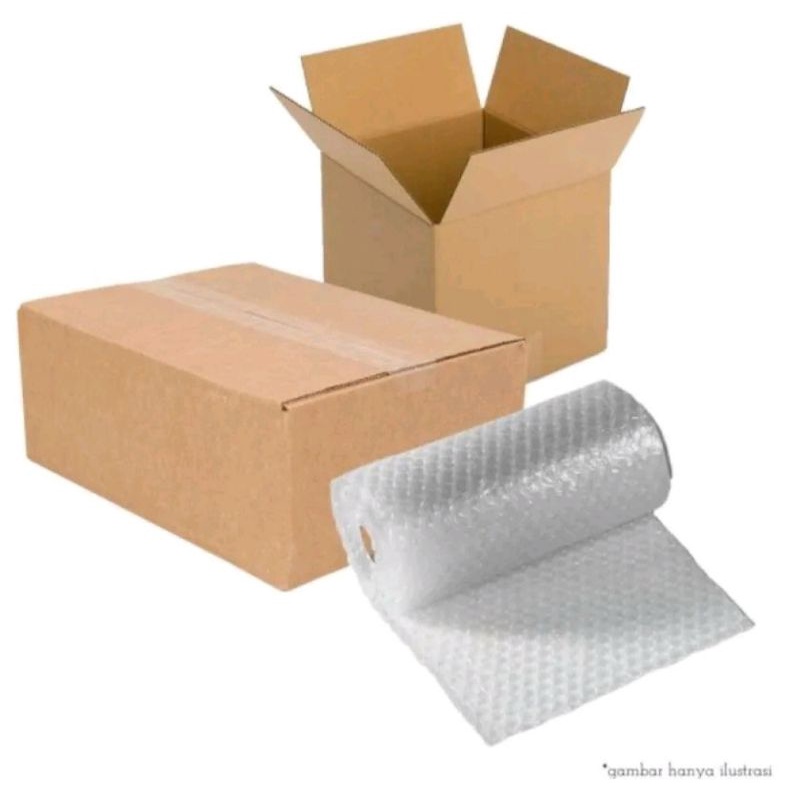 

Extra packing / tambahan kardus dan bubble wrap