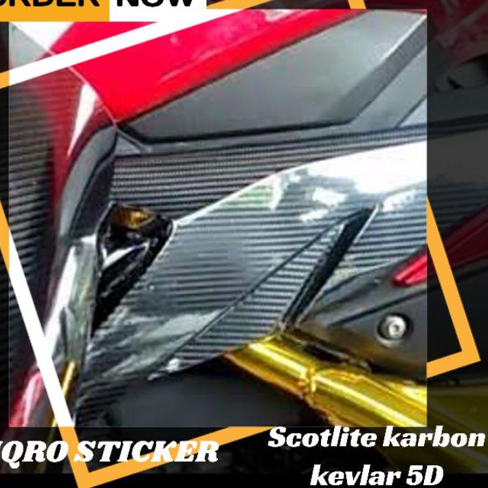 Penawaran skotlet motor biru toska stiker skotlet biru toksa glossy dan doff merk profix #PRICEDISCO