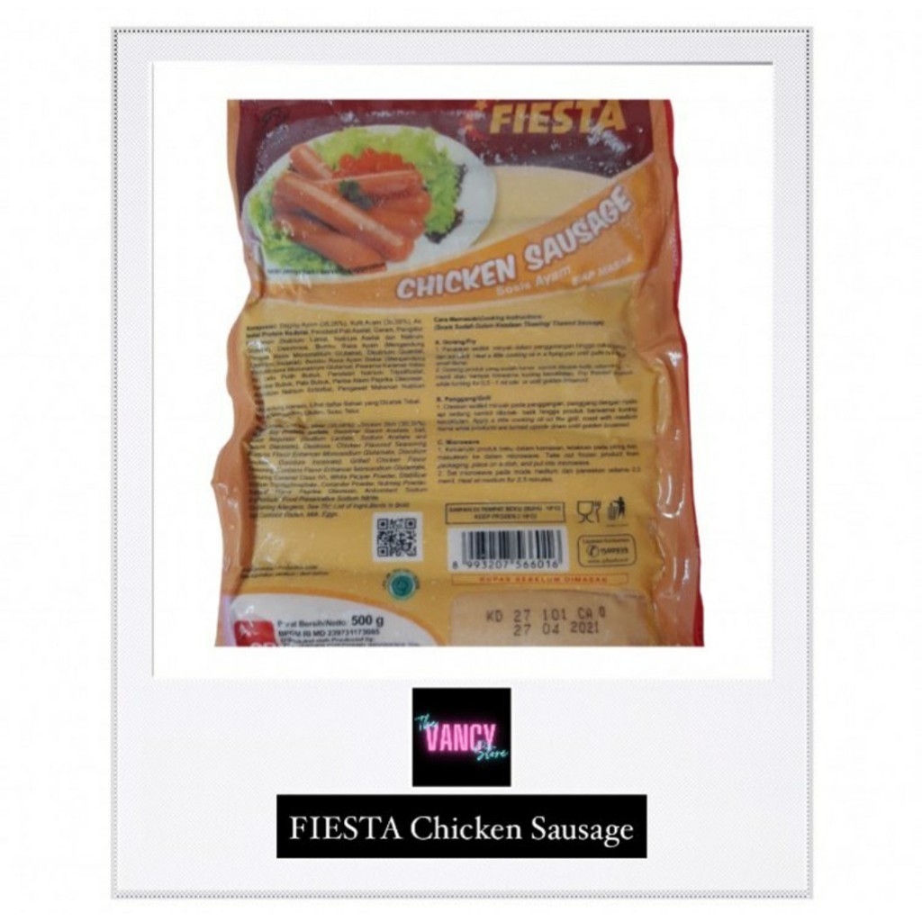 

FIESTA Chicken Sausage / 500gr / vancy.store