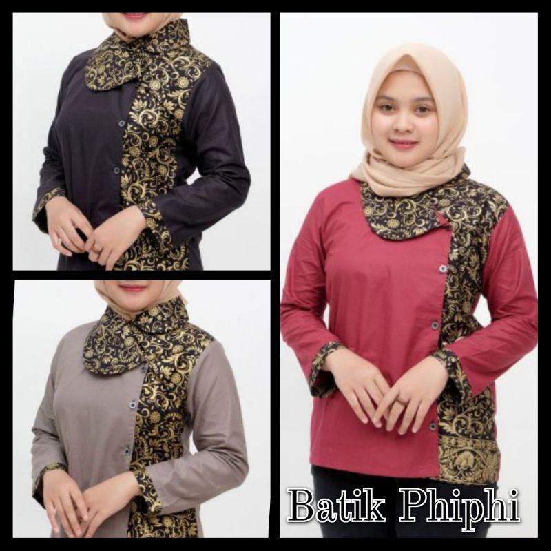 Seragam Kerja Wanita Kombinasi Size M, L, XL, XXL