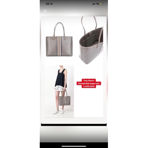 tory burch tote gemini