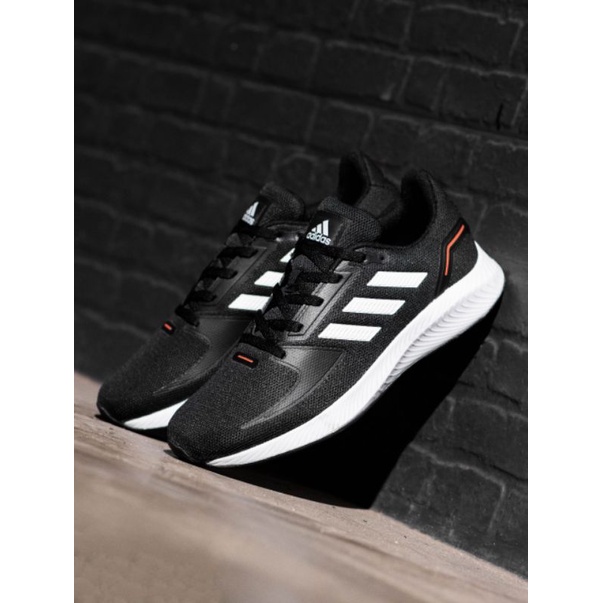 Sepatu Ads Run Falcon Black White Original OEM Sepatu Running Pria