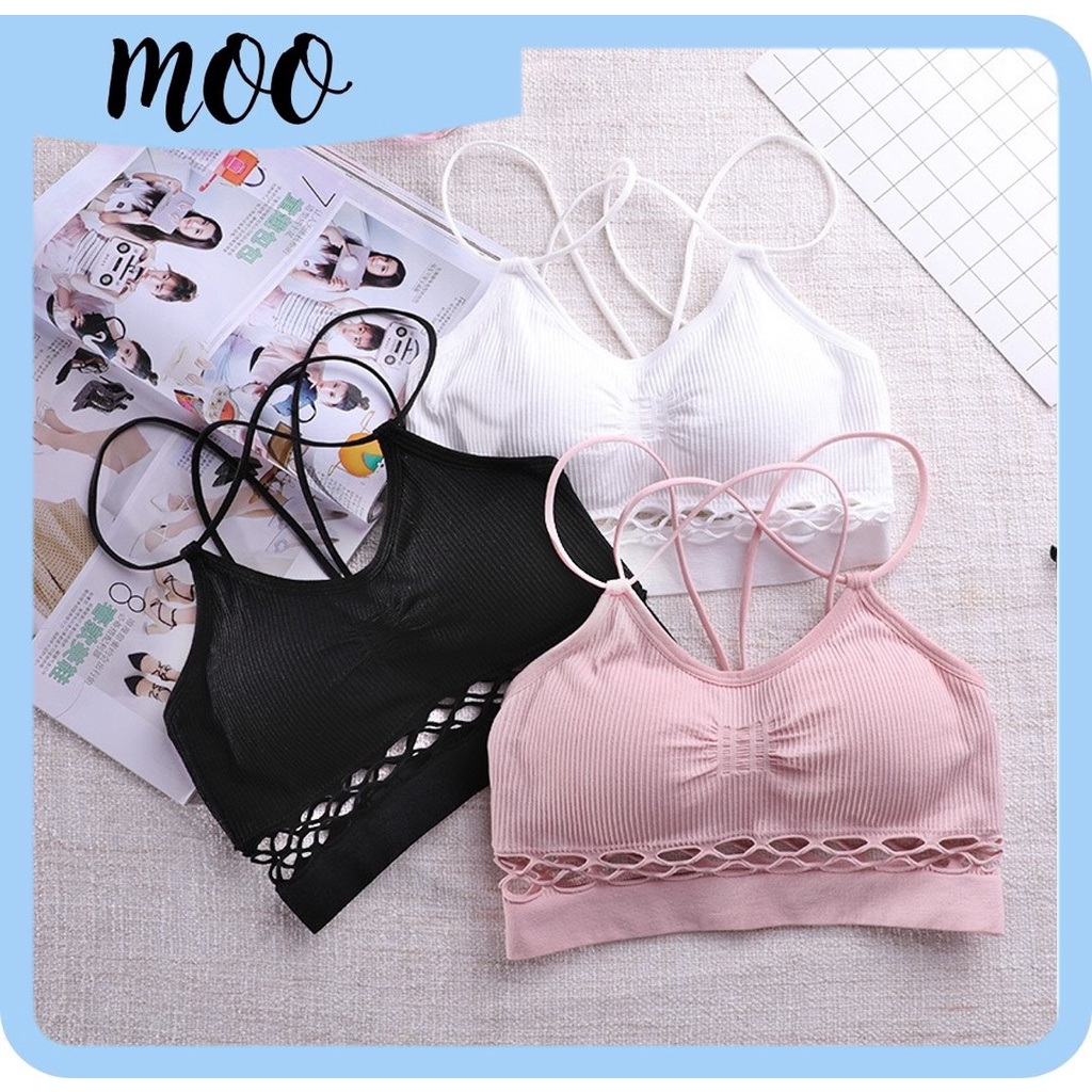 MOORB010 (COD) Sport Bra Yoga Bra Olahraga Bra Fashion Bahan nyaman dan elastis