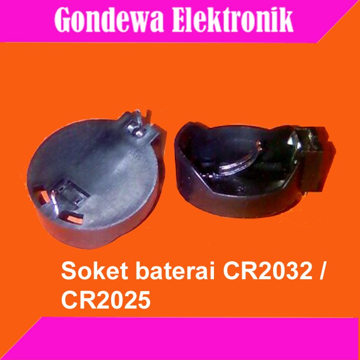 Soket baterai battery holder CR2032 / CR2025