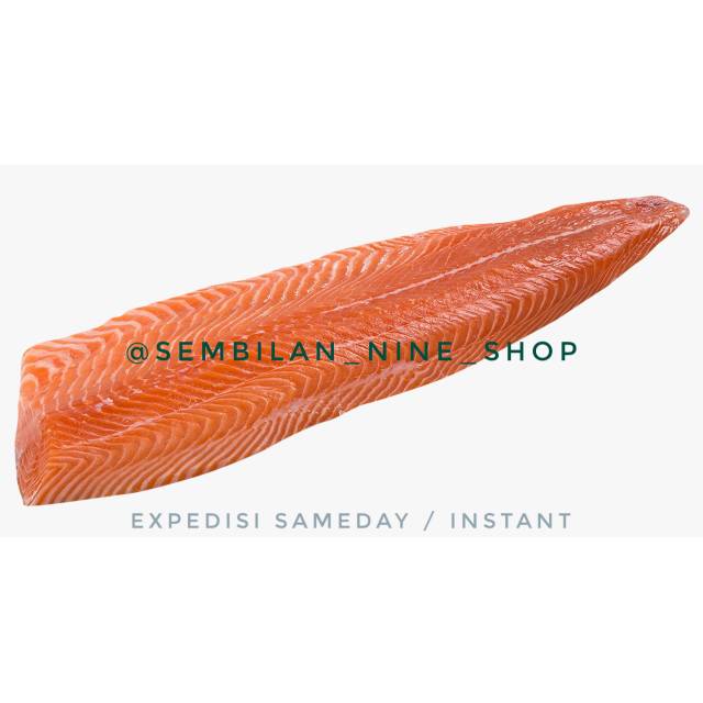 Frozen Ikan Salmon Fish Fillet 1,5 Kg Skin On