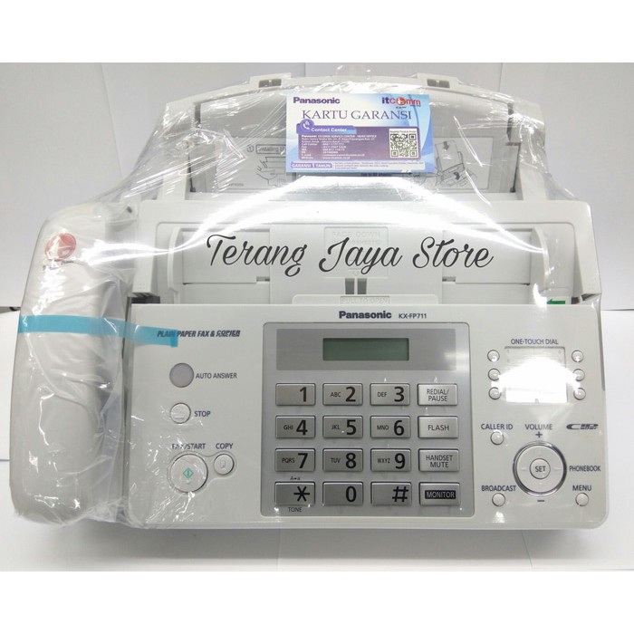 

Mesin Fax Panasonic KX-FP711 (Putih) Mesin Fax Plain Paper KX-FP 711