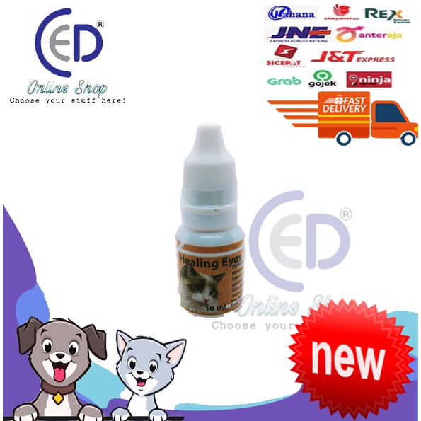 Healing eyes 10 ml - obat tetes mata untuk kucing &amp; anjing