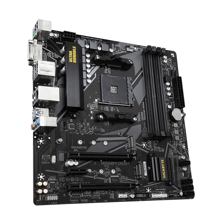 Motherboard GIGABYTE B550M DS3H (AMD AM4, B550, DDR4)