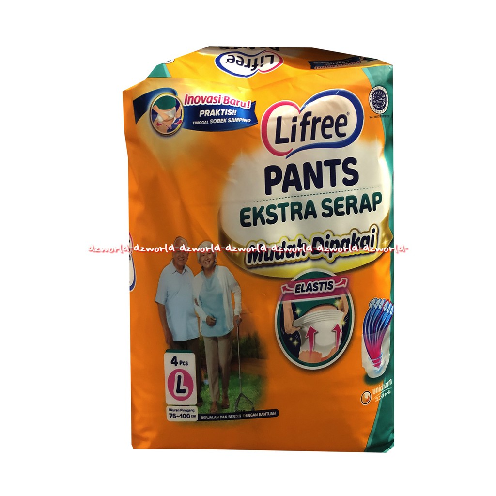 Lifree Popok Celana Diapers Dewasa Life Free Liffree L 4 Diaper Orang Tua L4 Life Free