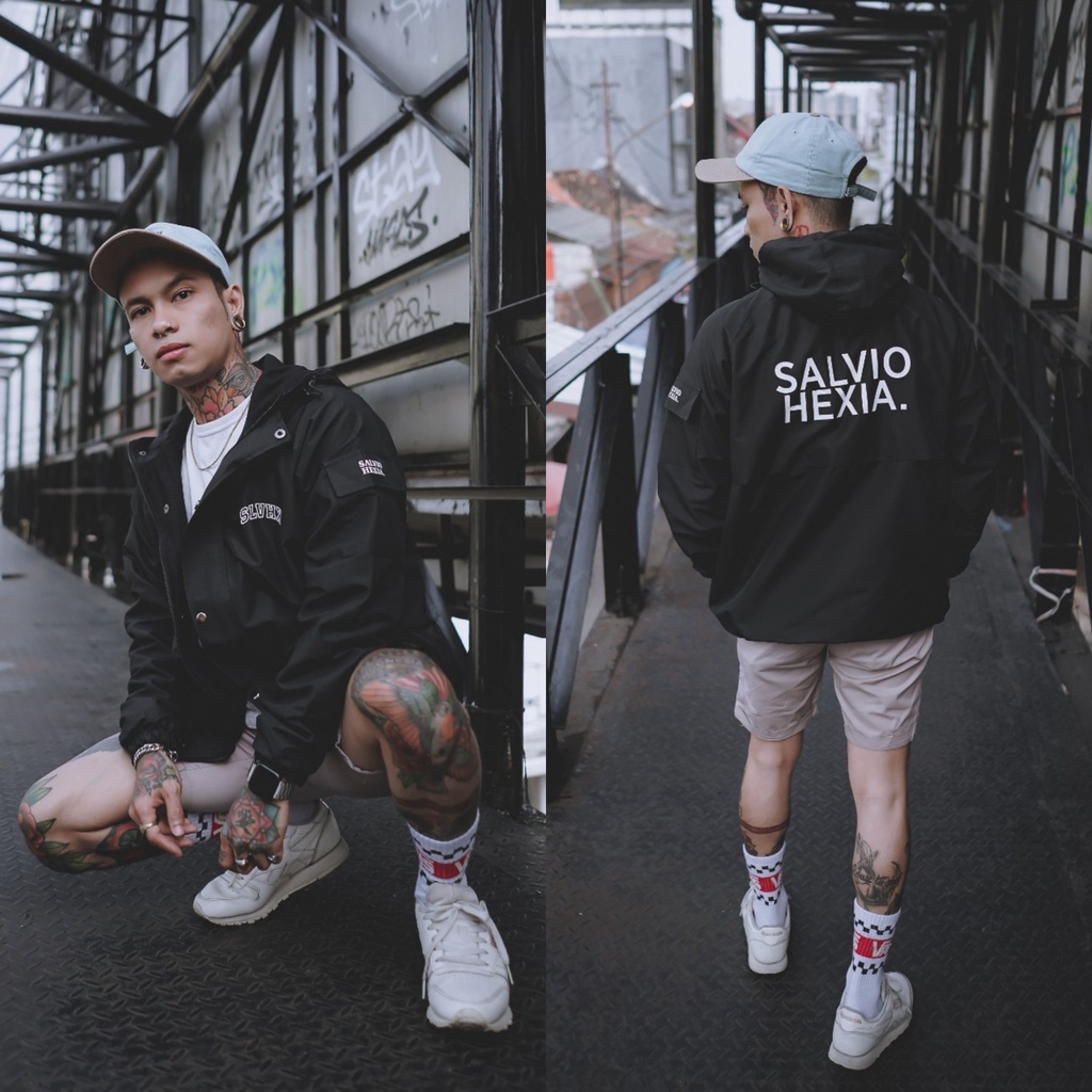 JAKET PRIA - JAKET CASUAL PRIA-JAKET SALVIOHEXIA-JAKET WATERPROOF OUTDOOR -JAKET PARASUT PRIA MURAH-Gambar 3