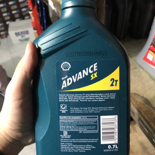 Oli Samping Shell Advance Sx 2t 0 7 Liter Shopee Indonesia