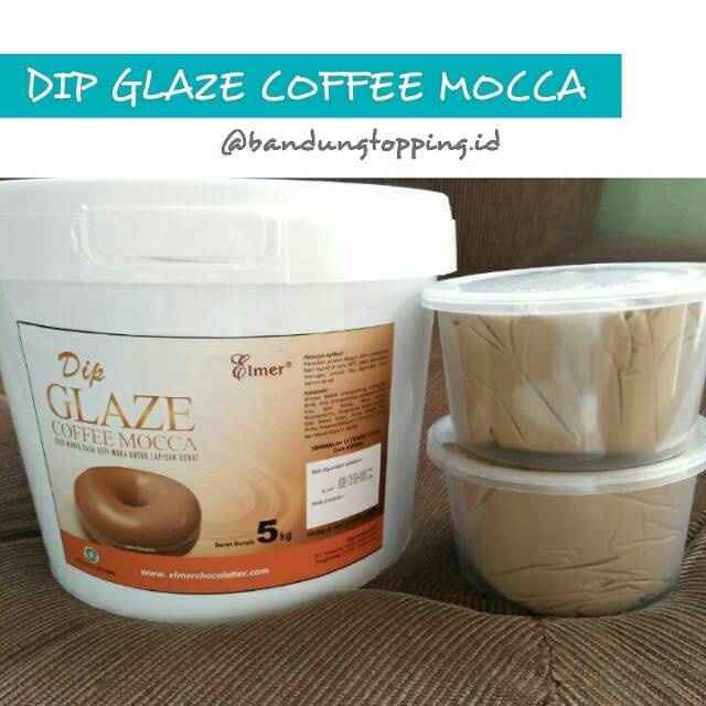 250gr Elmer dip glaze coffee moca