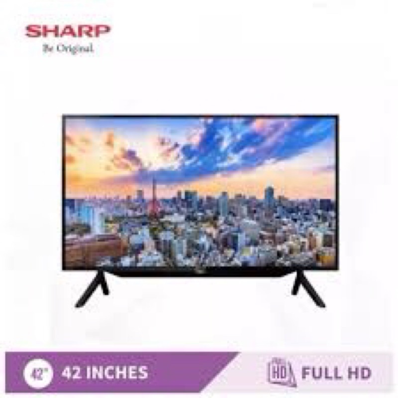 ANDROID TV 42INCH SHARP DENGAN FUNGSI SUARA || 2T-C42BG1I SHARP