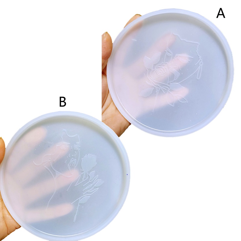 Siy Cetakan Resin Epoksi Bentuk Bulat Bahan Silikon Untuk Dekorasi Rumahkantor