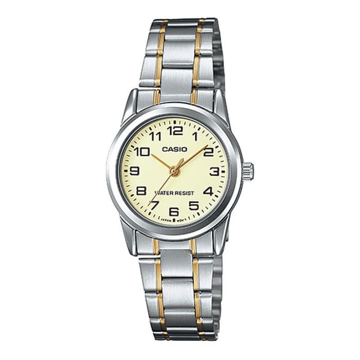 JAM TANGAN WANITA CASIO KIF-107 JAM TANGAN RANTAI STAINLESS ANTI AIR