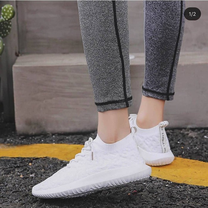 Sale Sepatu Sport Adidas Tubular Shadow Women Wanita Grade Ori -  White