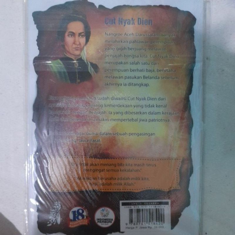 Buku Sejarah Cut Nyak Dien