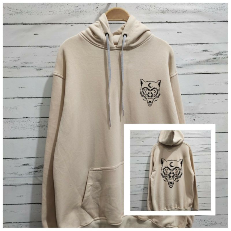 HOODIE |JAKET PRIA | WARNA CREAM