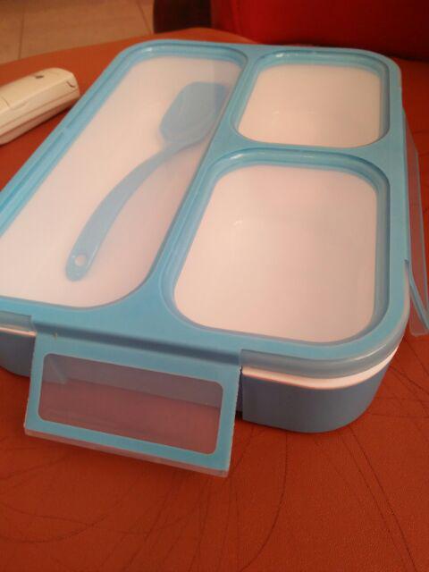 Lunch Box- Kotak Bekal Anak Sekolah Sd 3 Sekat Anti Tumpah Dan Anti Campur