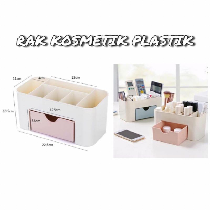 Rak kosmetik tempat kosmetik plastik termurah (Cod)