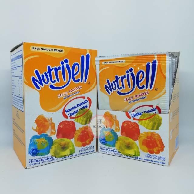 Nutrijell ECO Mangga Box / Nutrijell Jeli Mangga Ekonomis 10grx12pcs