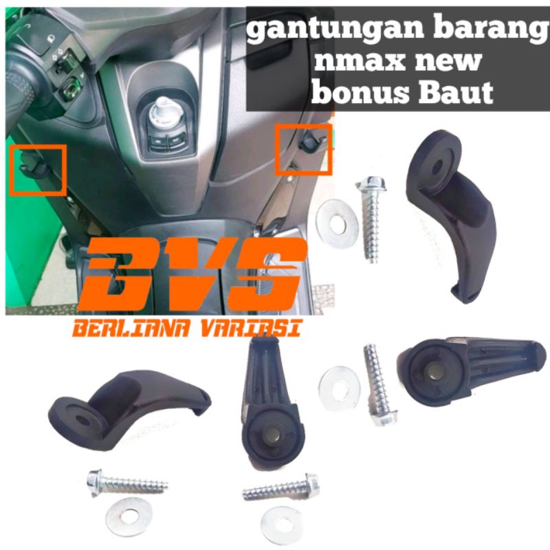 gantungan barang nmax new cantolan barang nmax new 2020-2022 hook gantungan cantolan barang nmax new