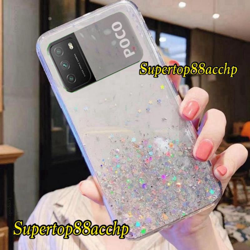 Xiaomi Mi 10T Mi 10T Pro Poco M3 Poco M3 Pro 5G Poco X3 NFC X3 Pro Redmi 9C Redmi 9T Casing Softcase Tpu Bahan Premium Glitte