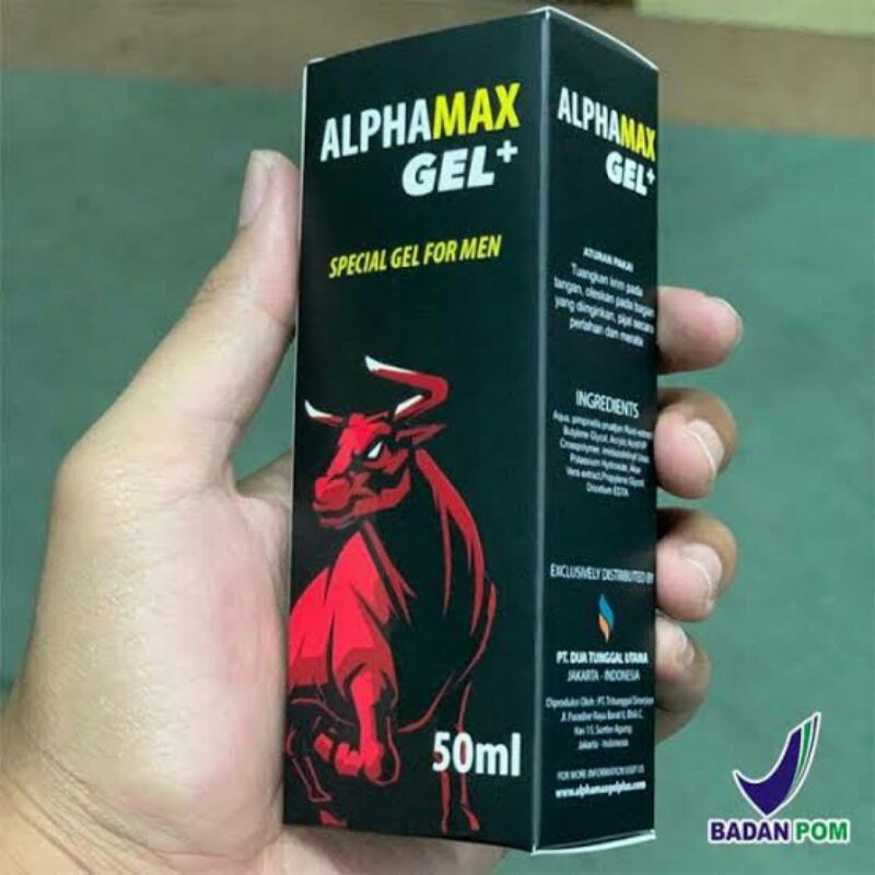 ALPHAMAX GEL HERBAL TAMBAH GEDE P ASLI
