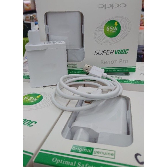 CHARGER FAST CHARGING OPPO ORIGINAL FOR MICRO &amp; TYPE C // CHARGER SUPER VOOC RENO 7 PRO - BD