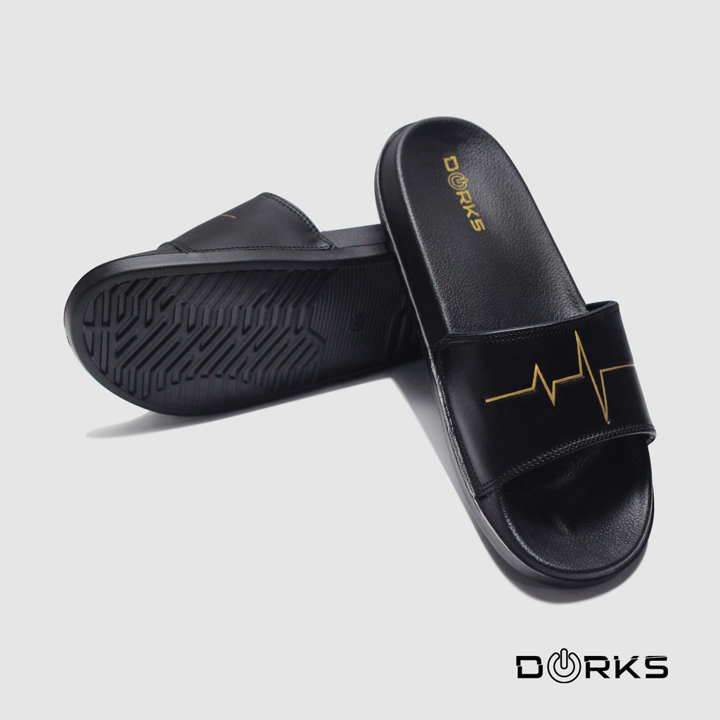 Dorks - Beat Gold | Sandal Slop | Sandal Slide | Sandal Slide Pria |  Sandal Murah | Sandal Original-4