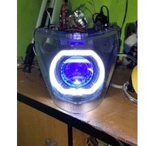 headlamp vixion r custom projie polosan 3inch