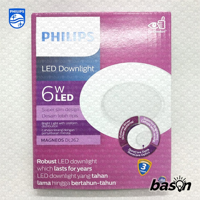 PHILIPS DL262 6W D100 - Magneos LED Downlight Super Slim with external driver