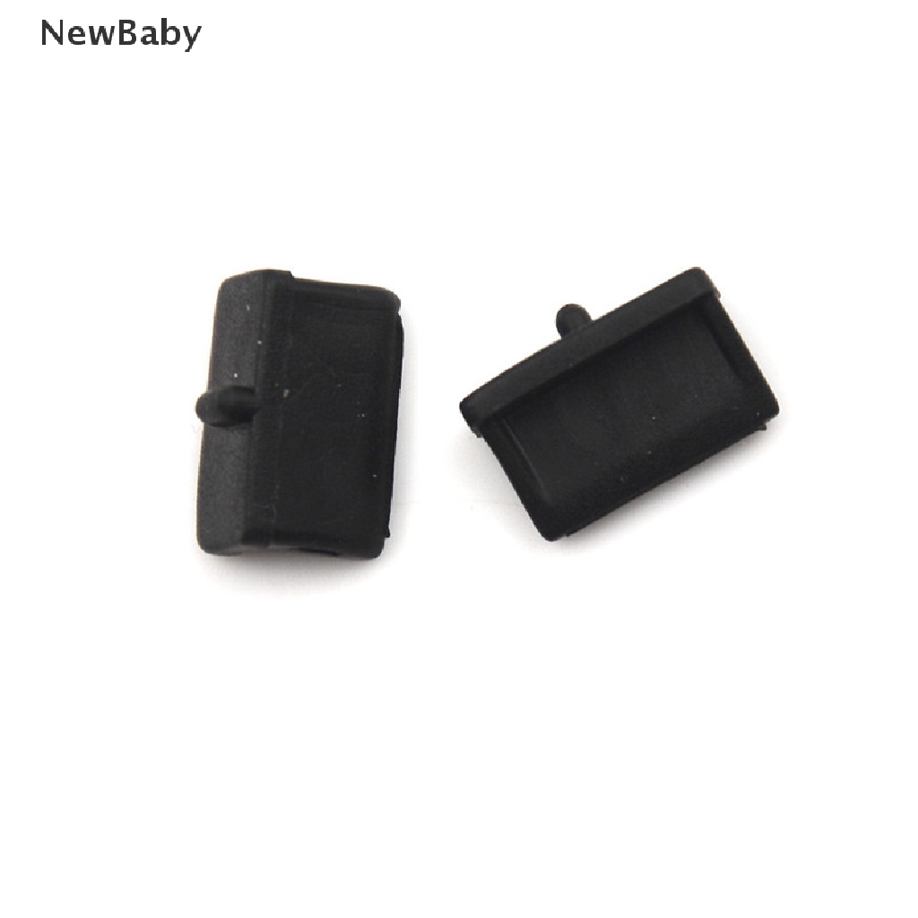 Newbaby 20pcs Cover Penutup Port USB Bahan Plastik Lembut Anti Debu Untuk Wanita