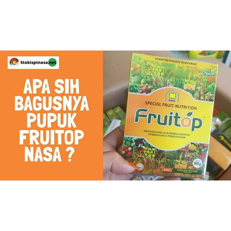 Pupuk Fruitop Nasa Perangsang Buah Terbaik
