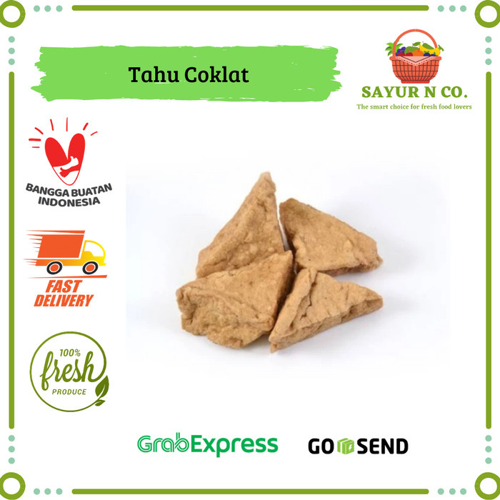 

Tahu Coklat Segitiga 10 pcs | Sayur N Co Bekasi