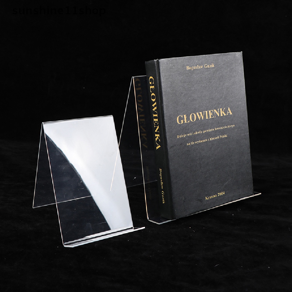 (Sho) Stand Holder / Organizer / Display Buku / Bingkai Foto Bahan Akrilik