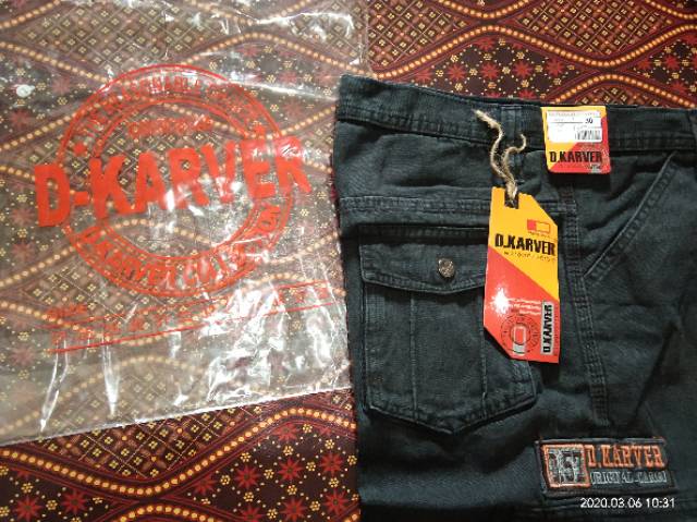 Celana Pria Celana Pendek Kimpul Pria 3/4 Cargo Size 27-38 Saku Banyak